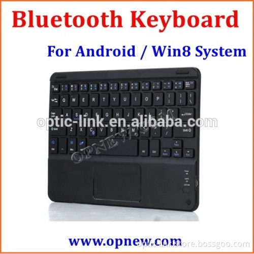 Bluetooth keyboard for 7 inch 8 inch 9 inch 10 inch tablet pc Universal for Android Win8 dual system with touch pad